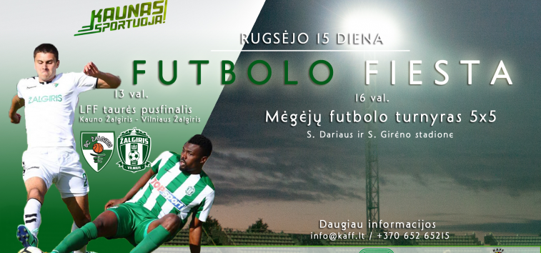 Futbolo fiesta S. Dariaus ir S. Girėno stadione